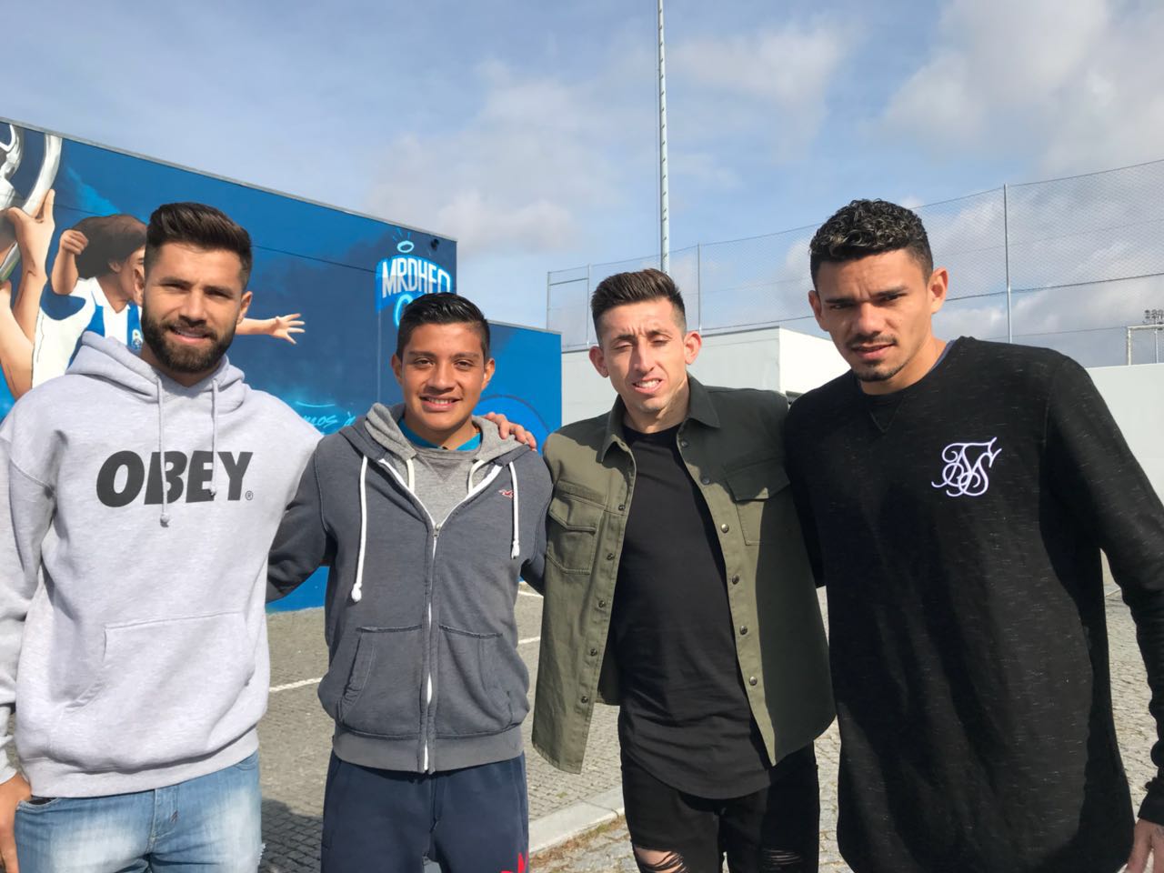 trials Puma FC Porto with Soares, Felipe and Herrera