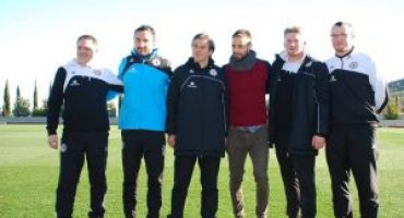 Staff team stage Eintracht Braunschweig stage-german-football-team-in-Soccer-Interaction