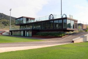 sports restaurant changing rooms football academy SIA