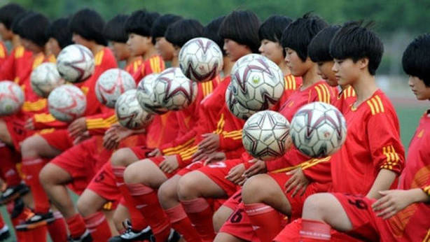 entrenamiento futbol enChina