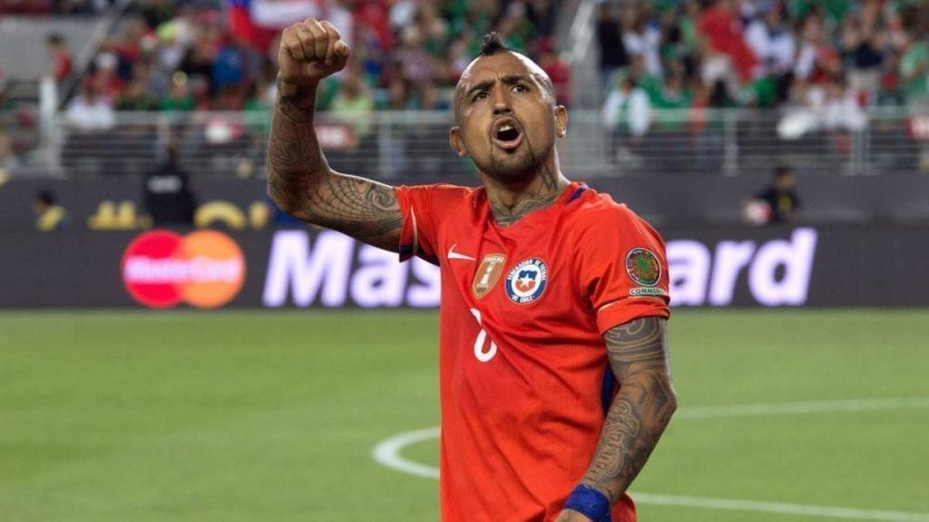 Arturo Vidal jugador chileno de la selección chilena