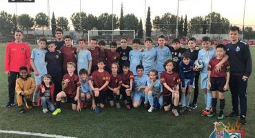 Academia-Internacional-de-Fútbol-ALEVIN partido amistoso fundacion marcet