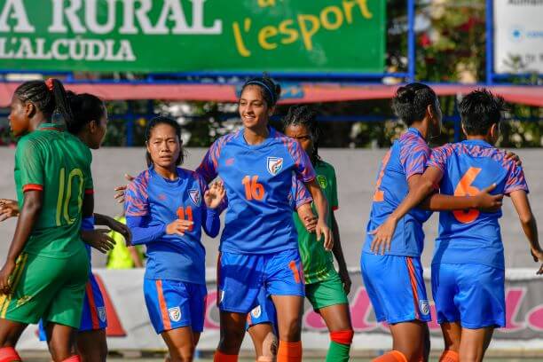 India women's soccer team at COTIF