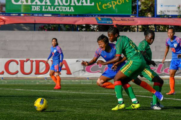  India women's soccer team at COTIF