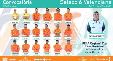 Lista de convocados para UEFA REGIONS CUP Lista de convocados para UEFA REGIONS CUP