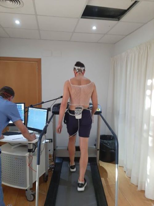Stress test at the International Football Academy in Spain