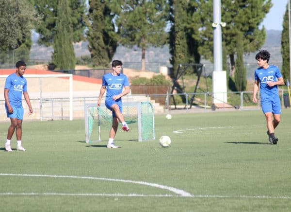 intensidad en entrenamientos academia de fútbol