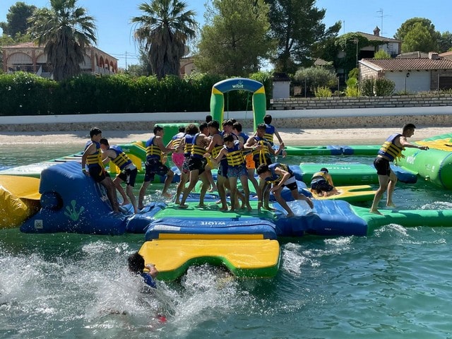 ocio campamento de futbol 