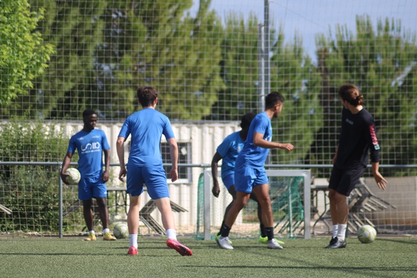 porteros en academia de futbol