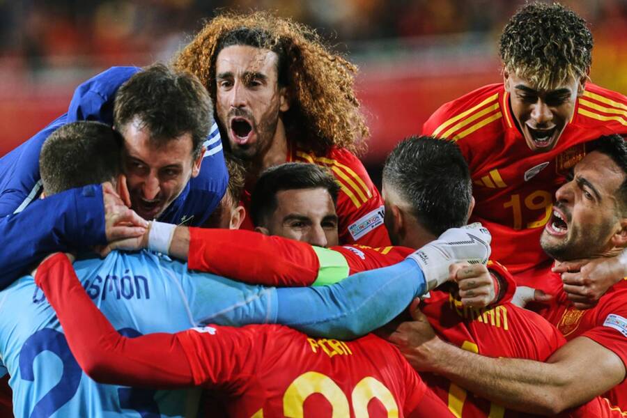 Spain advances to the semifinals of the Nations League.