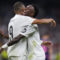 Mbappe y Vinicius celebrando con el Real Madrid.