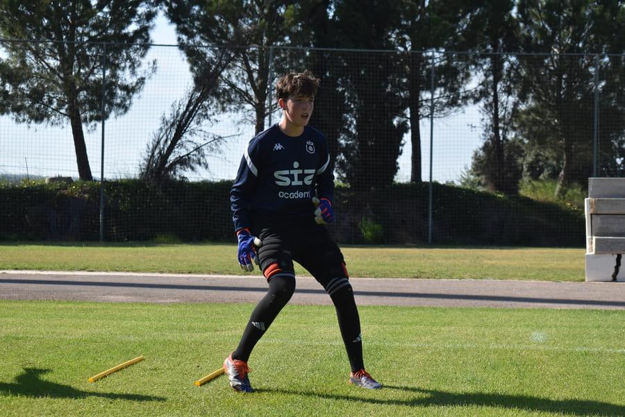 El portero y el valor del juego de pies en el fútbol juvenil.