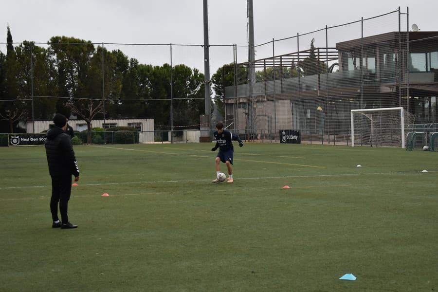 What a professional coach looks for in a young football player.