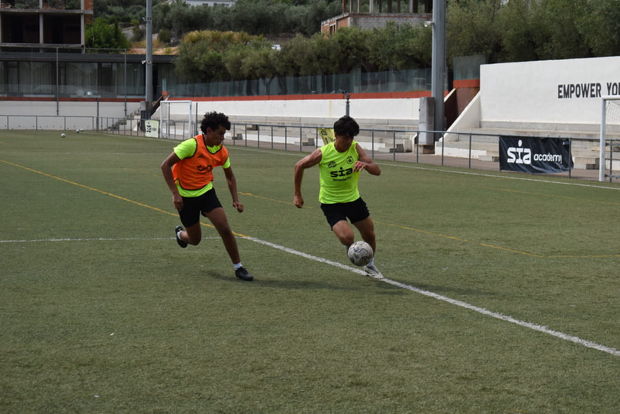 How to face competitiveness in a professional football academy.