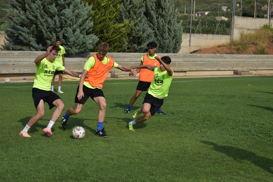 What to learn at a football camp that is not trained at your club.
