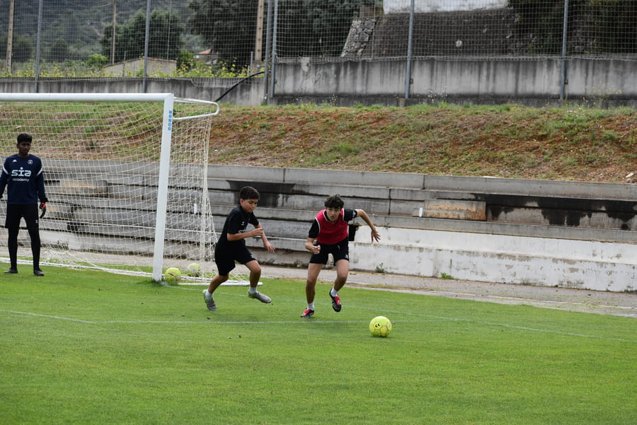 The importance of repetition in technical learning in football.